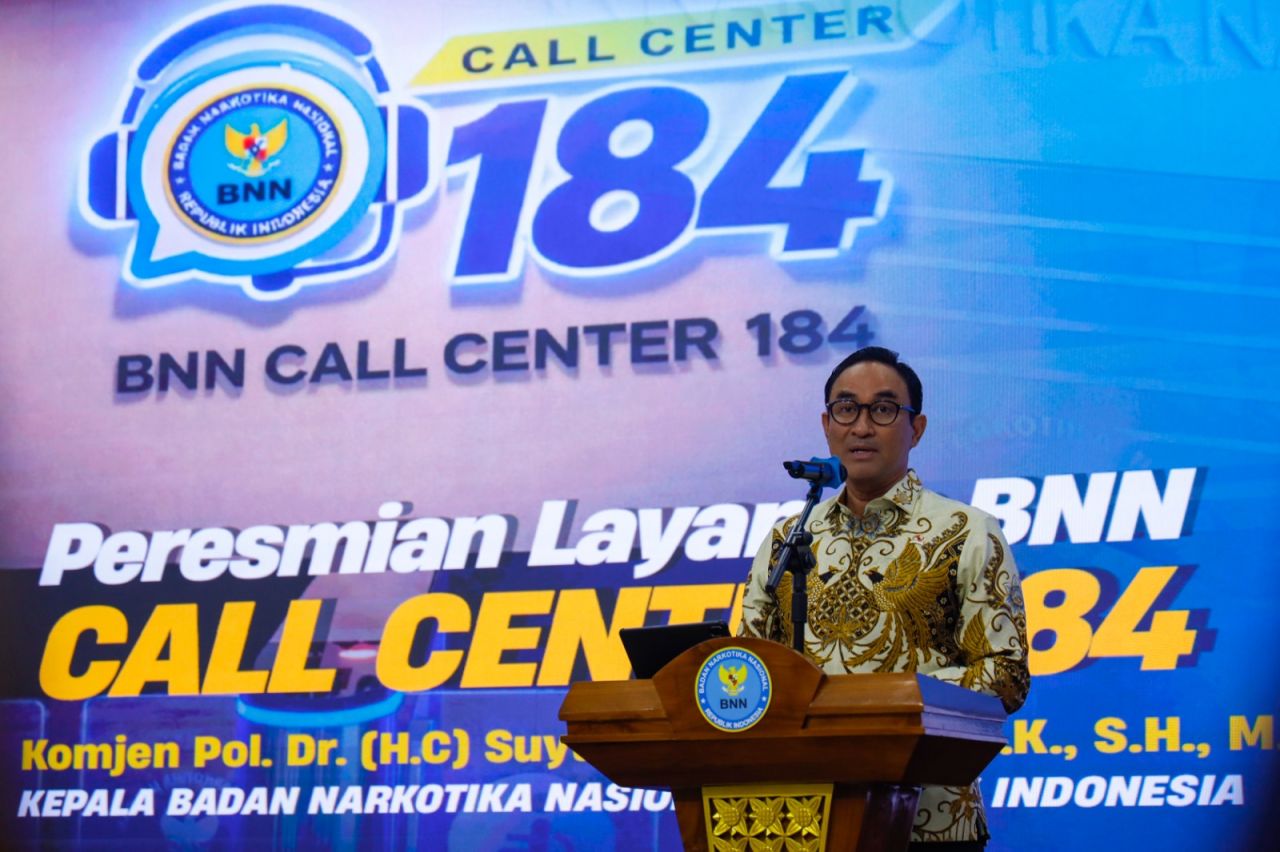 Resmi Di Luncurkan Layanan BNN Call Center 184 Siap Terima Laporan Dan Pengaduan 