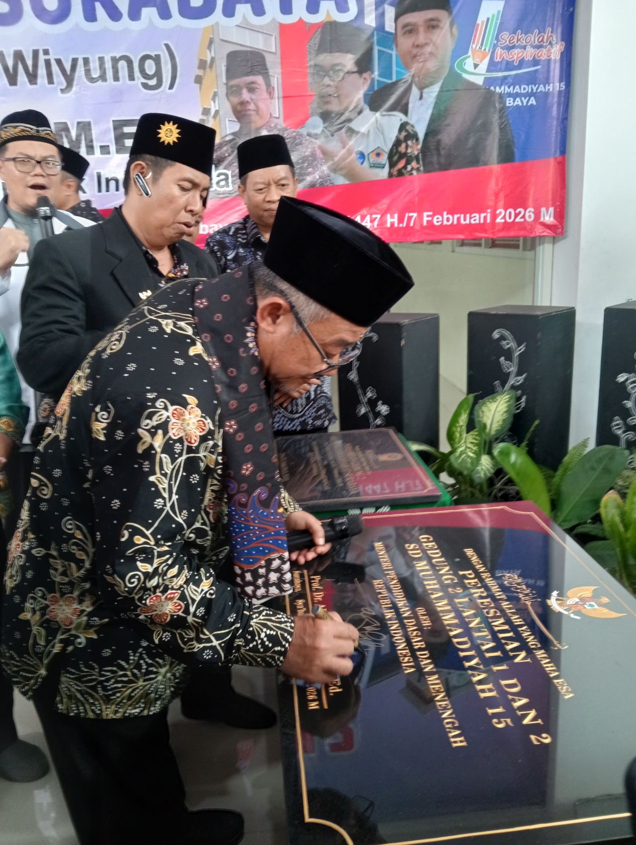 Menteri Pendidikan Dasar dan Menengah RI Resmikan Gedung Dua Lantai SD Muhammadiyah 15 Surabaya