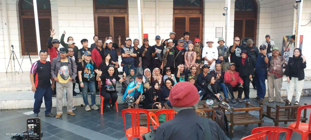 ART FOR FREEDOM, Pameran Seni Jadi Suara Seniman Surabaya Tolak Pengosongan Balai Pemuda
