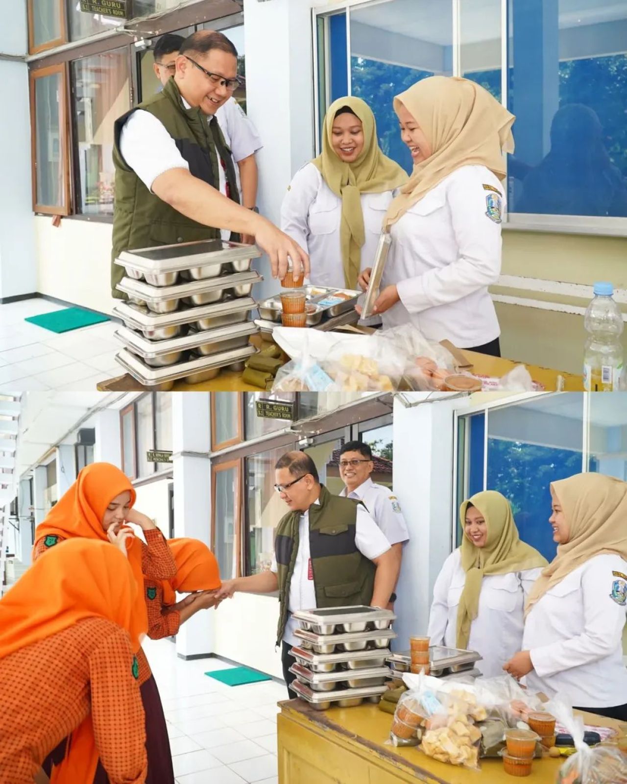 Aries Agung Paewai Tinjau SMAN 7 Kediri, Tekankan Pentingnya Sekolah Ramah Lingkungan
