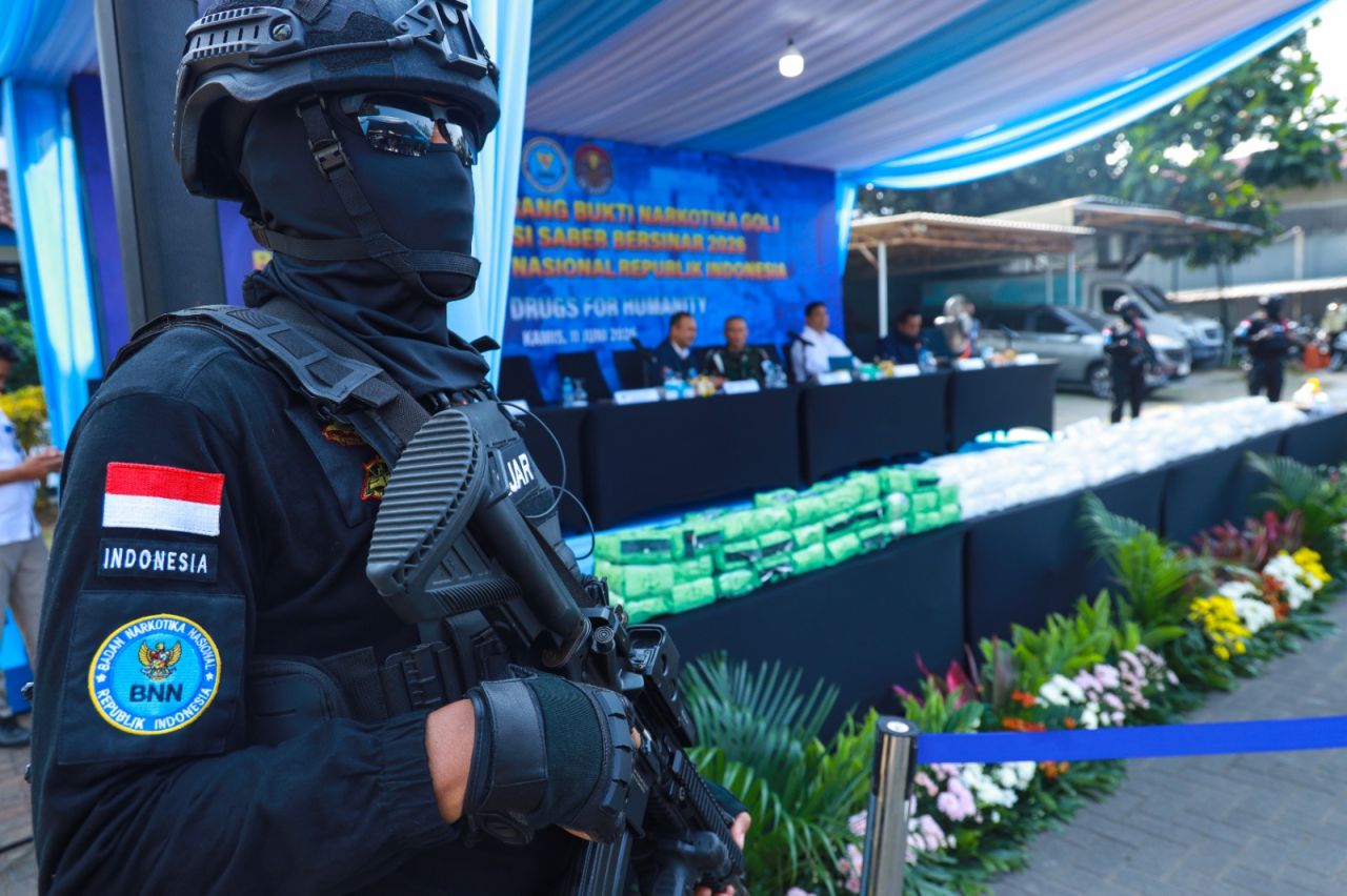 Buktikan Keseriusan Perang Melawan Narkotika,BNN Musnahkan 132 Kilogram Sabu