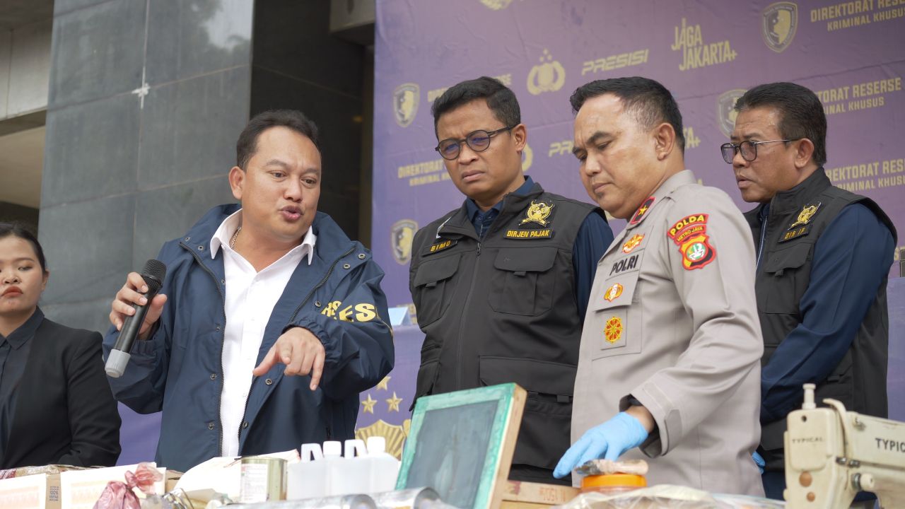 DJP dan Polda Metro Jaya Bongkar Jaringan Produksi dan Peredaran Meterai Ilegal di Lima Wilayah