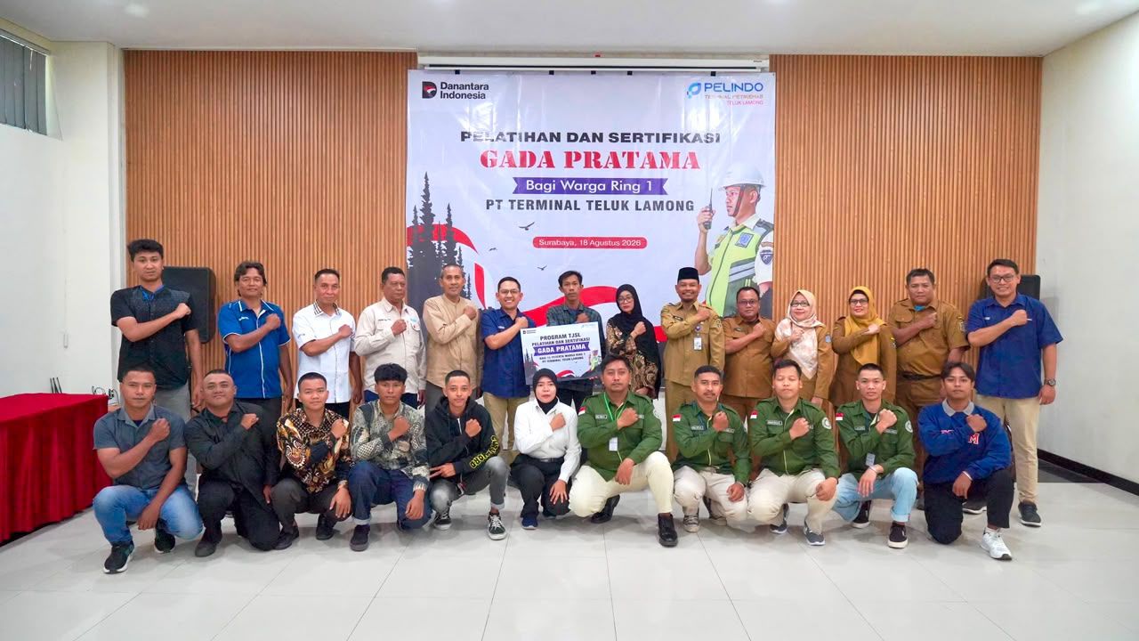 PT.Terminal Teluk Lamong Siapkan Tenaga Pengamanan Profesional Dari Warga Ring 1