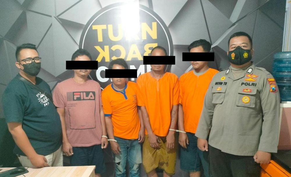 Polsek Duduksampeyan Gerak Cepat Tangkap Komplotan Pencuri Besi