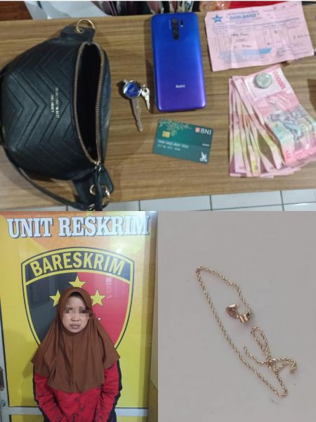 Tersangka diamankan Polisi beserta barang buktinya