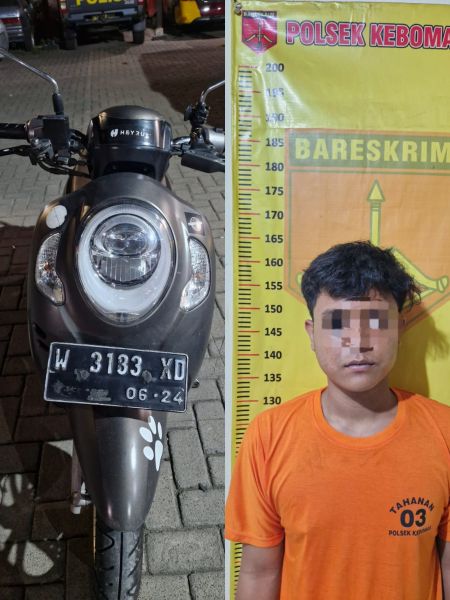 Tersangka diamankan Polisi beserta barang buktinya