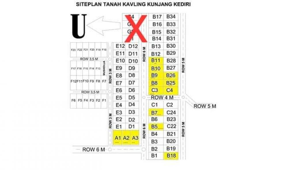 Gambaran rumah kavling di Kunjang, Kediri