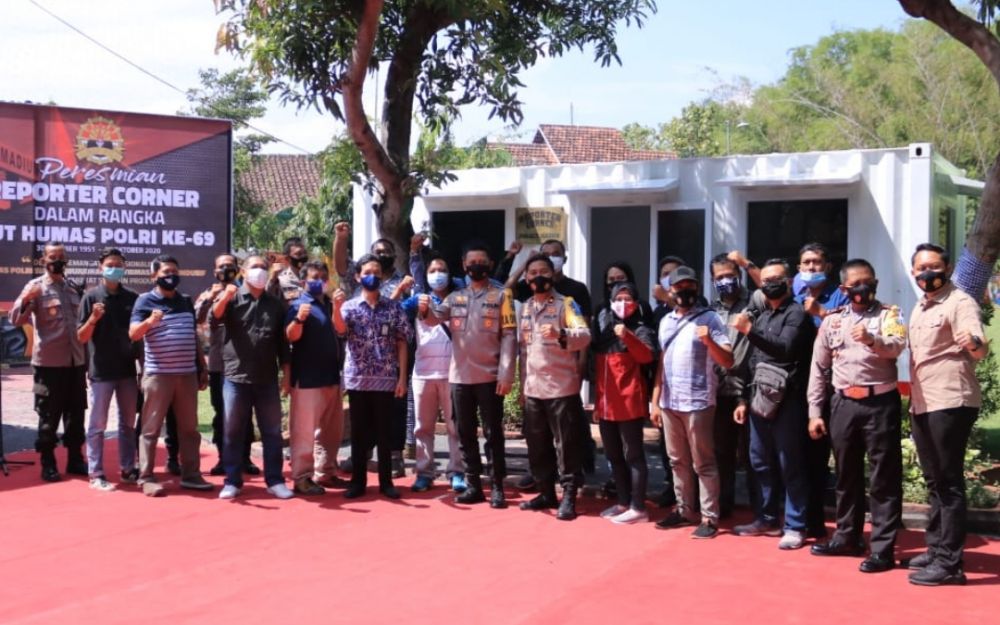 Reporter Corner di Polres Madiun