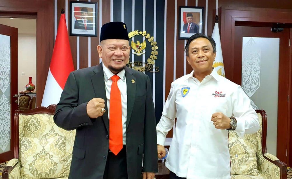 LaNyalla Mattalitti dan Muhammad Rapsel Ali
