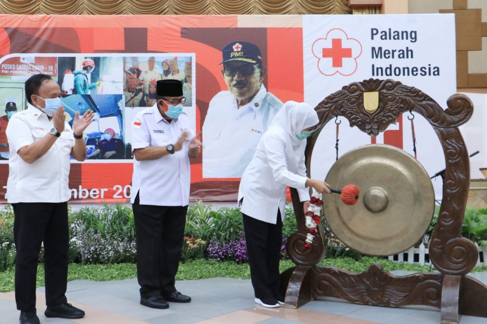Gubernur Jatim membuka musyawarah provinsi PMI Jatim tahun 2020