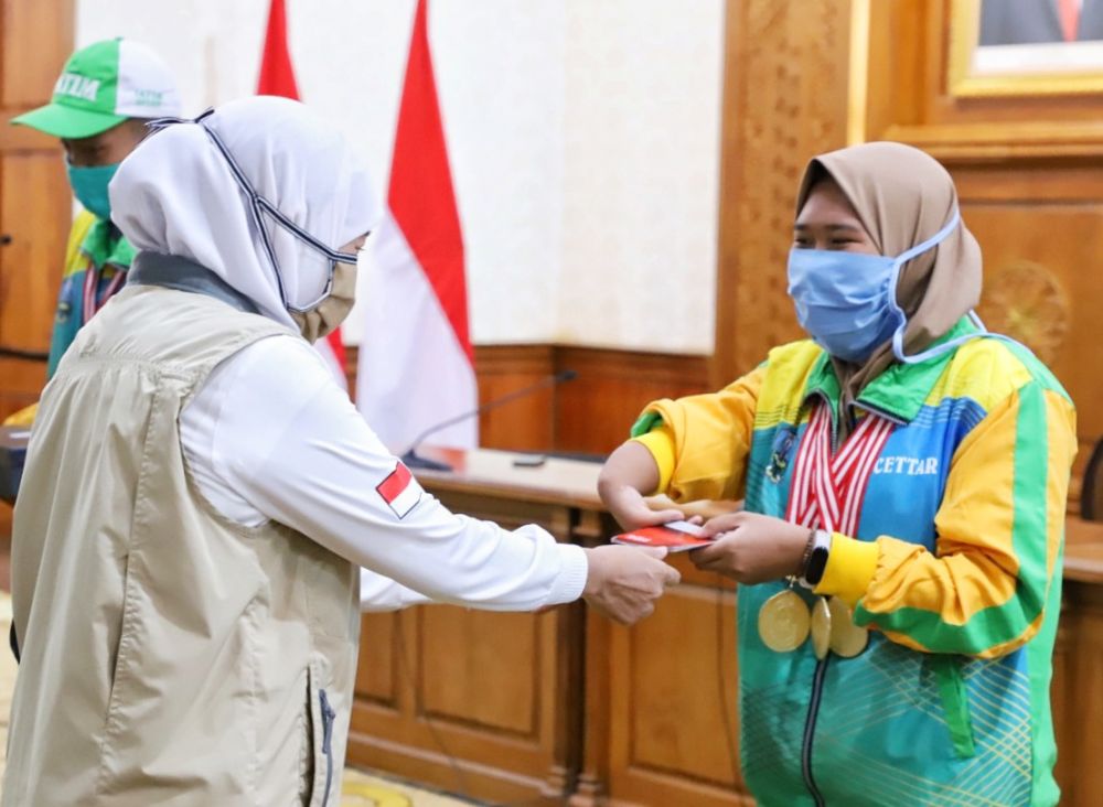 Gubernur Jatim Khofifah Indar Parawansa peringati hari Disabilitas