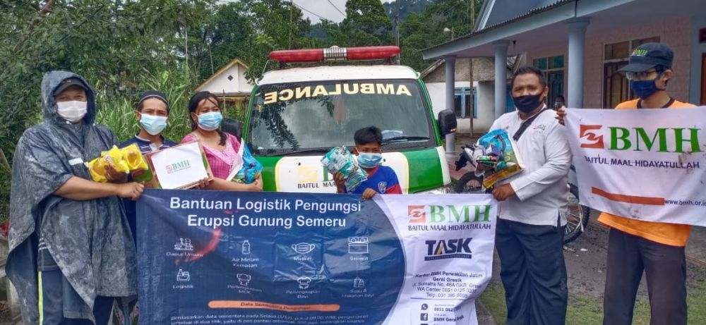 Laznas BMH salurkan bantuan untuk korban erupsi gunung Semeru