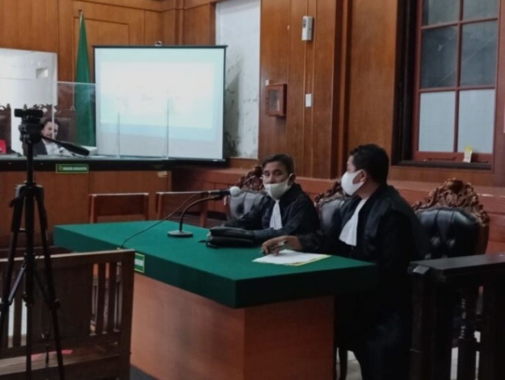 Ruang sidang terdakwa kurir sabu 100 kilo