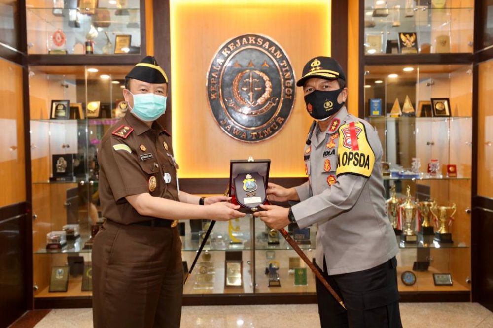 Kapolda Jatim dan Kejati Wujudkan Pradilan Pidana Dapat Berjalan Baik