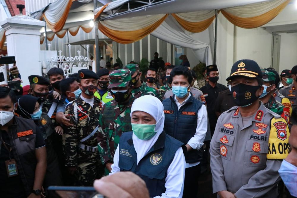 Forkopimda Jatim Cek Keamanan Gereja di Sidoarjo, Malam Misa Natal