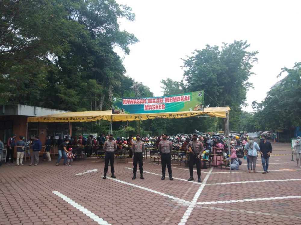 Personil Subdit Dalmas Gelar Ops Lilin Semeru di KBS