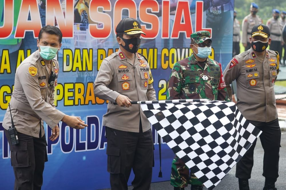 Kapolda Jatim Irjen pol Nico Afinta saat membuka acara