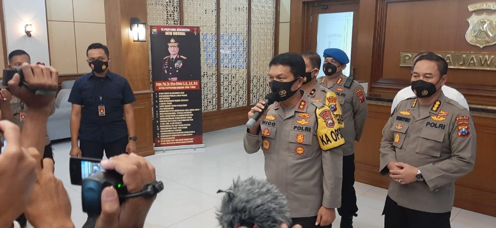 Kapolda Jatim Irjen pol Nico Afinta berikan pencerahan