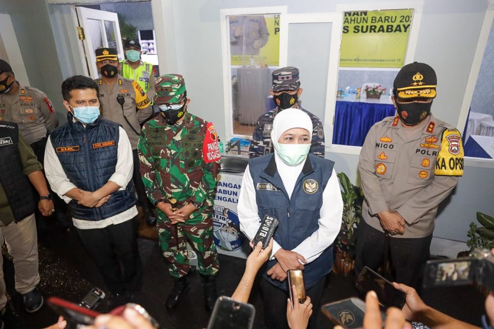 Gubernur Jatim bersama Forkompinda