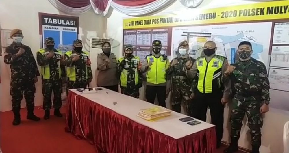 Kesiapan pengamanan Koramil 0831/04, Polsek Mulyorejo dan Polsek Sukolilo jelang malam tahun baru