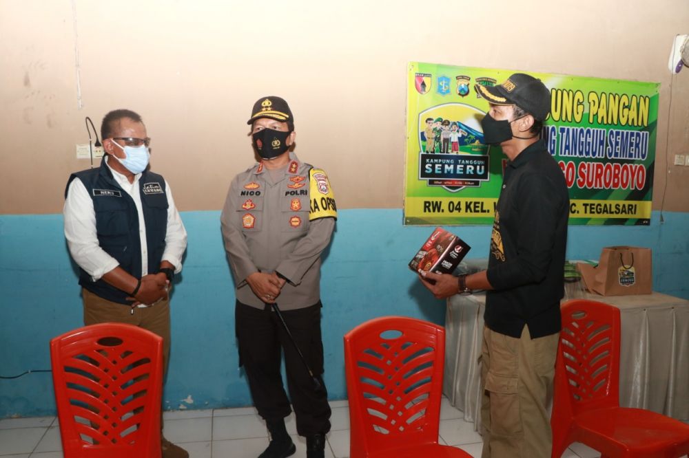Kapolda Jatim Irjen Pol Nico Afinta cek Kampung Tangguh Semeru