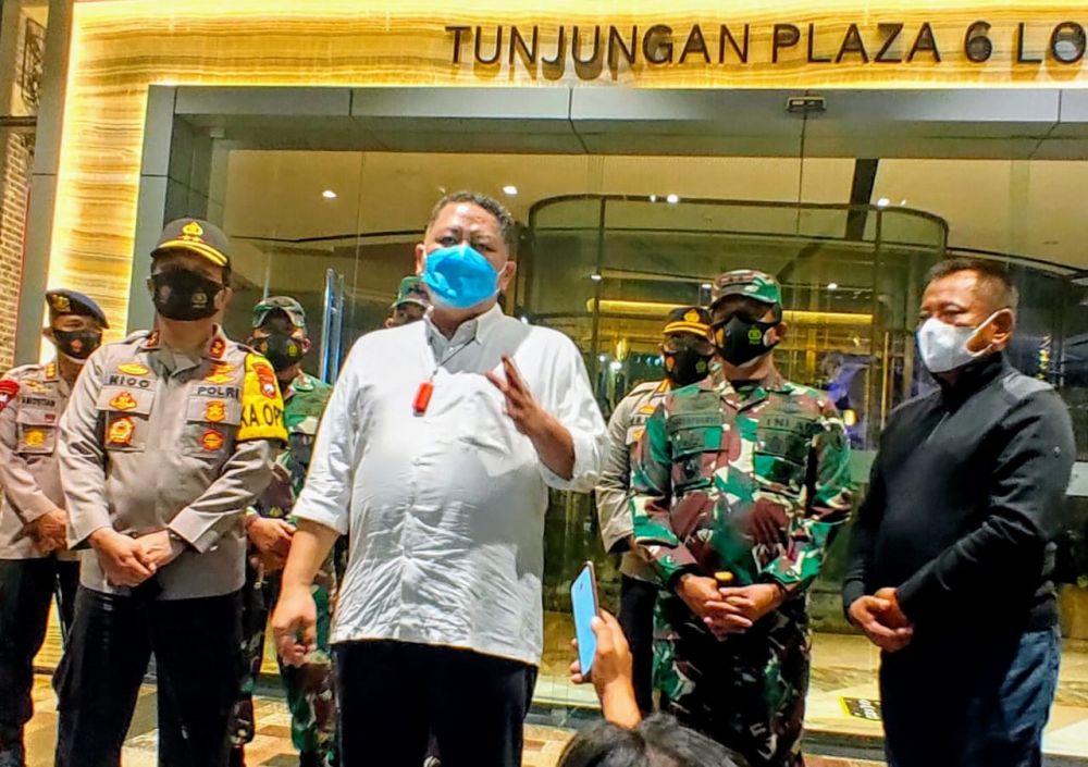 Forkopimda himbau Mall Tunjangan Plaza 5 dan 6 Surabaya