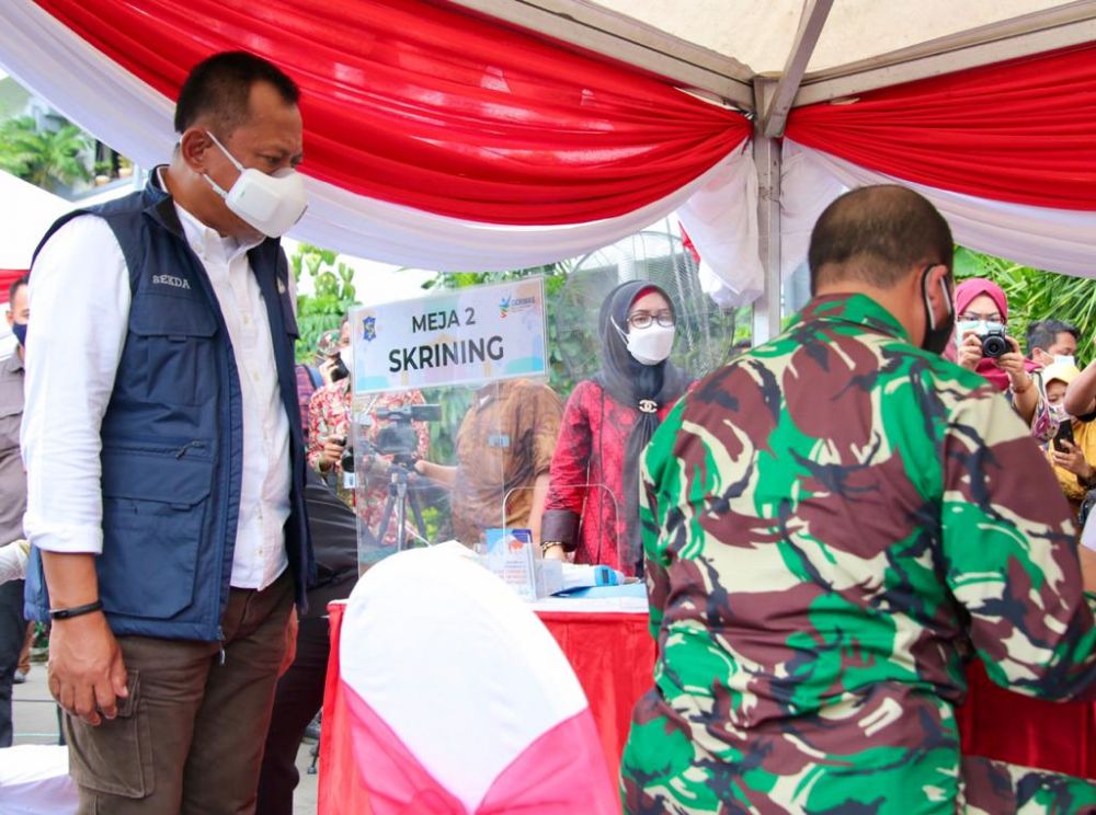 Sekdaprov Jatim Heru cek keadaan lapangan