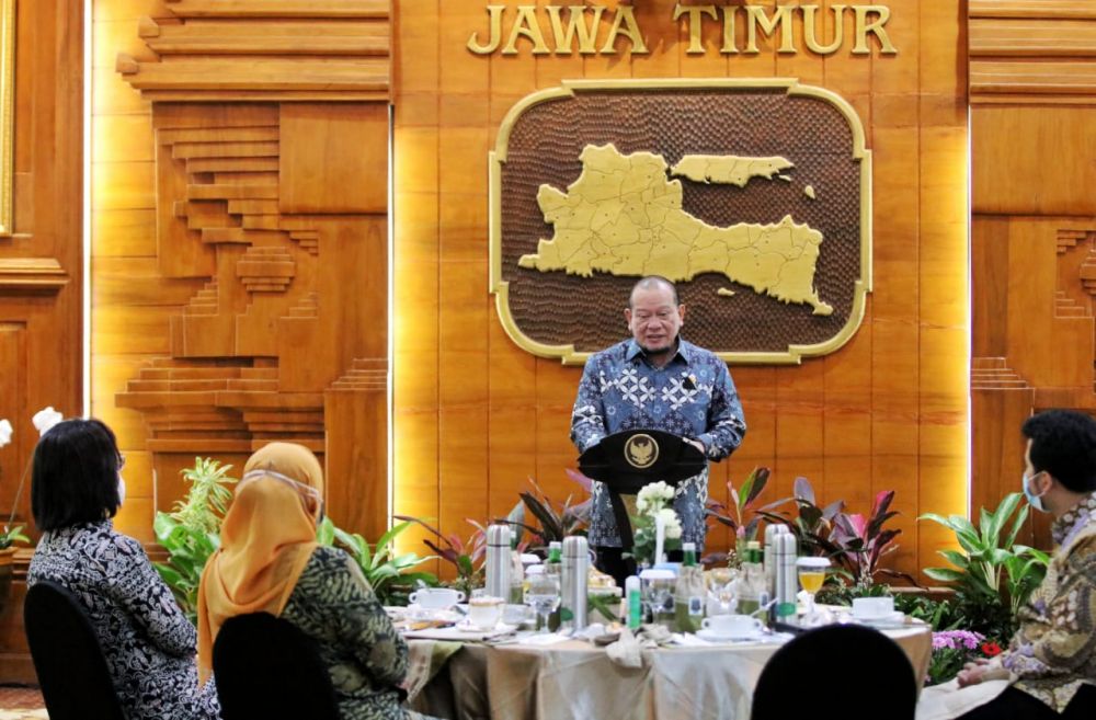 LaNyalla imbau soal Covid-19 di Bangkalan demi memutus mata rantai penyebaran