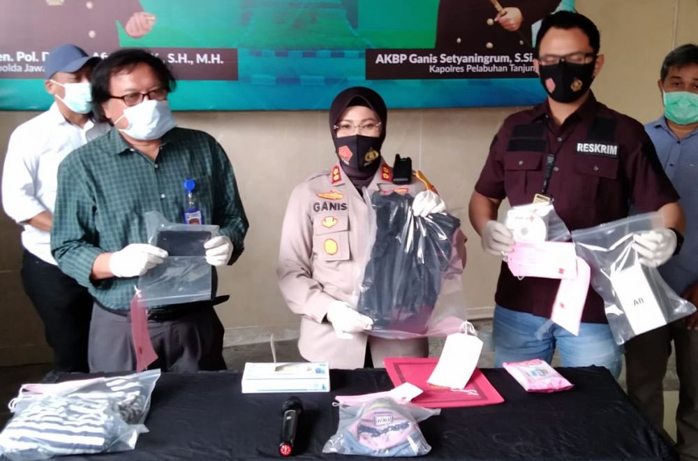 Satreskrim Polres Tanjung Perak Bekuk 2 Rampok HP Guru Besar ITS