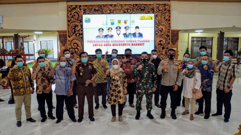 Walikota  Mojokerto Kota Resmikan Pencanangan Donor Plasma