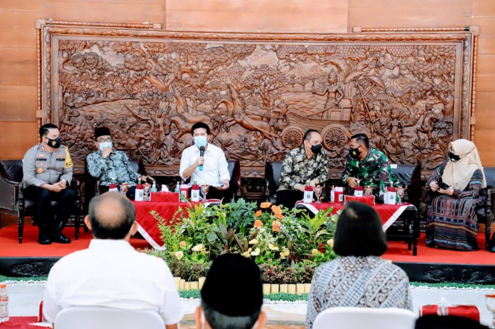 Wagub Emil temui Tomas dan toga di Trenggalek