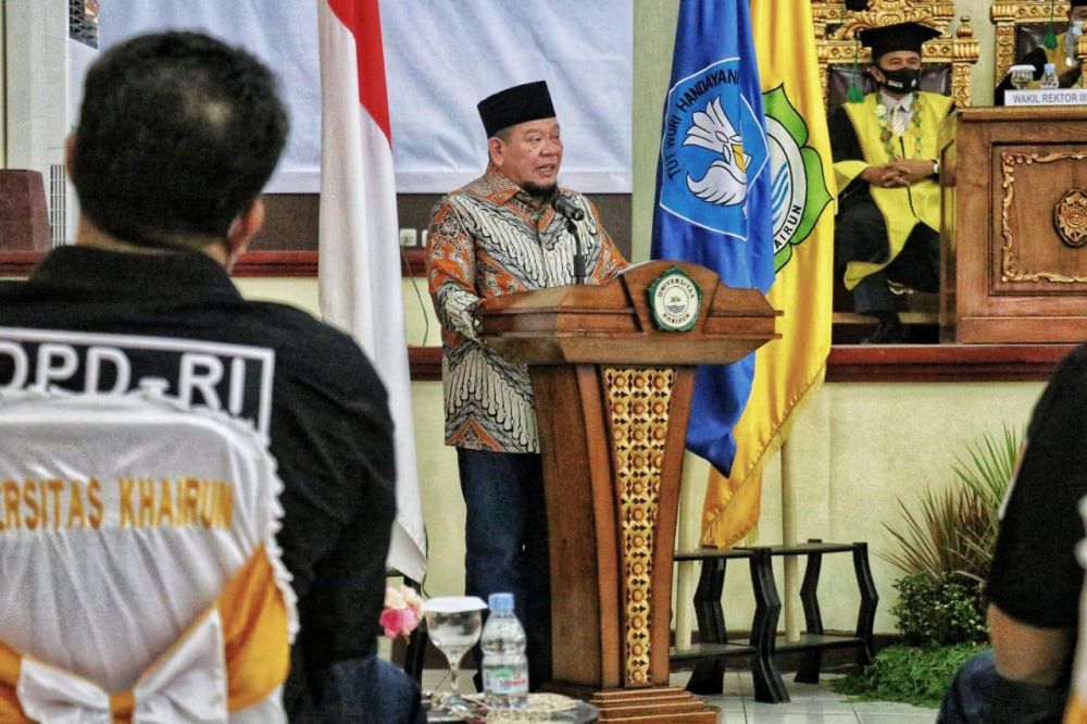 Ketua DPD RI LaNyalla Mahmud Mattalitti 