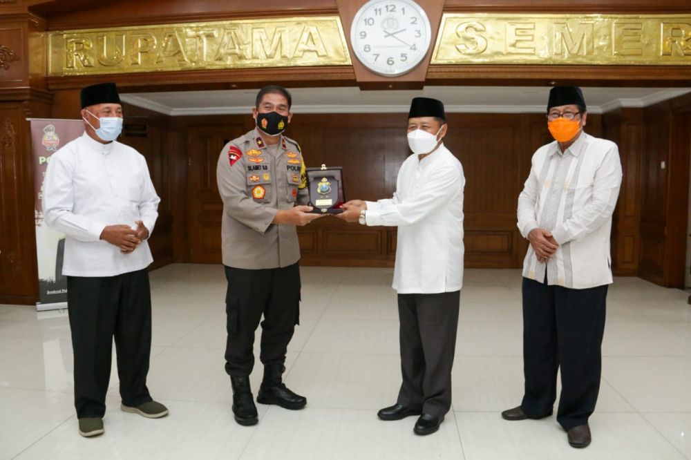 Wakapolda Jatim Brigjen Pol Slamet terima audiensi pimpinan wilayah DMI
