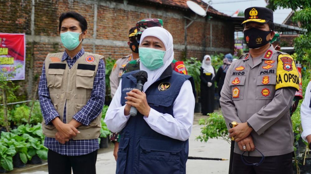 Forkopimda Jatim Tinjau Kampung Tangguh Semeru Desa Ngale Madiun