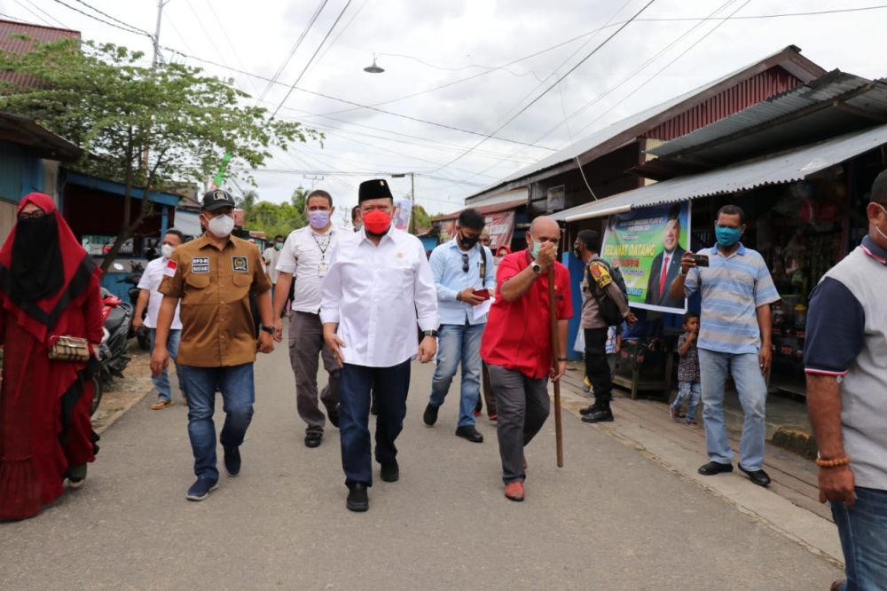 Ketua DPD RI LaNyalla berharap revitalisasi pasar Sukowati Gianyar