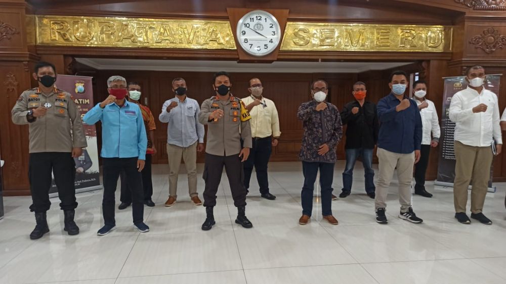 Kapolda Jatim Silaturahmi dengan Pimred, Jalin Komunikasi dan Sinergi