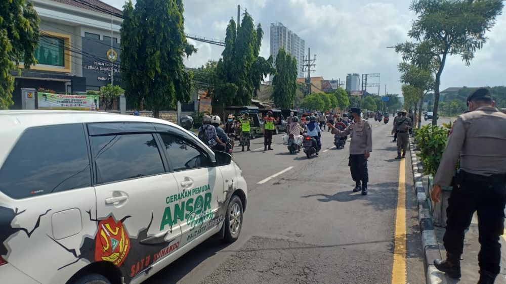Polres Gresik bersama instansi terkait Ops Yustisi