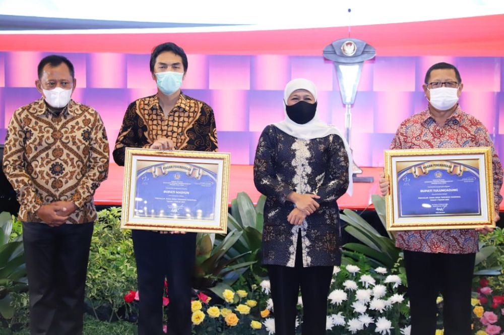 Gubernur Jatim Khofifah Indar Parawansa percepatan dana desa dan PPKM