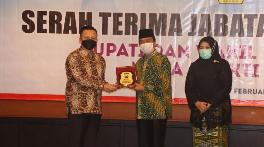 Kapolres Gresik Hadiri Serah terima jabatan Bupati dan Wakil Bupati