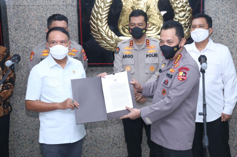 Kapolri berikan ijin persepakbolaan dengan catatan menjaga Prokes di masa pandemi Covid-19 ini