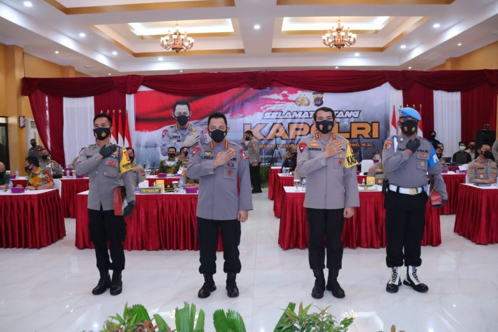 Panglima TNI Marsekal Hadi Tjahjanto dan Kapolri Jenderal Listyo Sigit Prabowo lakukan kunker ke DIY