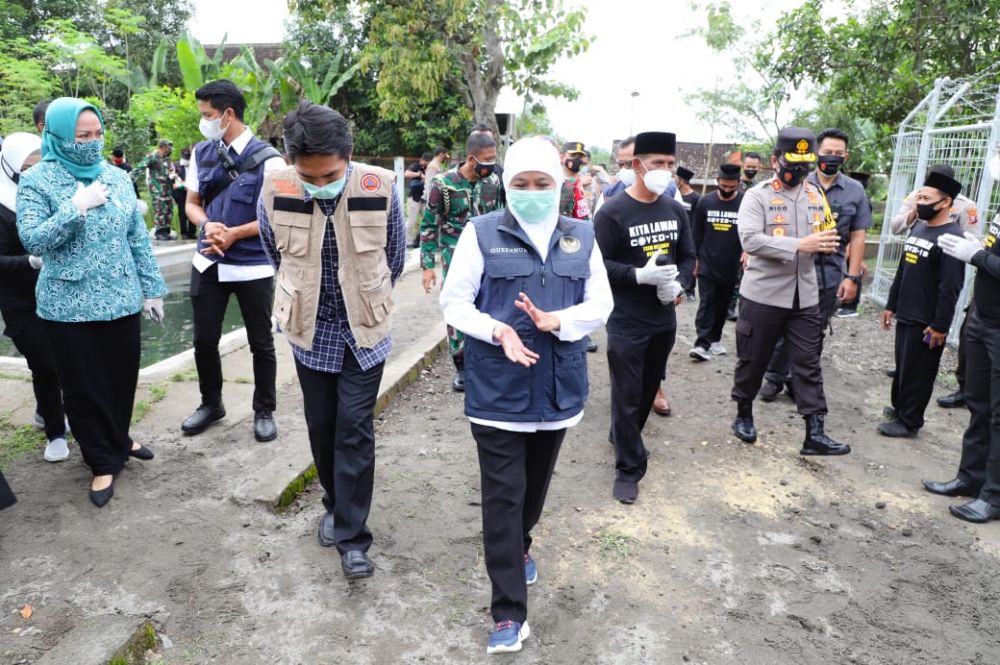 Jelang berakhirnya PPKM Micro Gubernur Jatim sebut PPKM Micro efektif turunkan penyebaran Covid-19 di Jatim