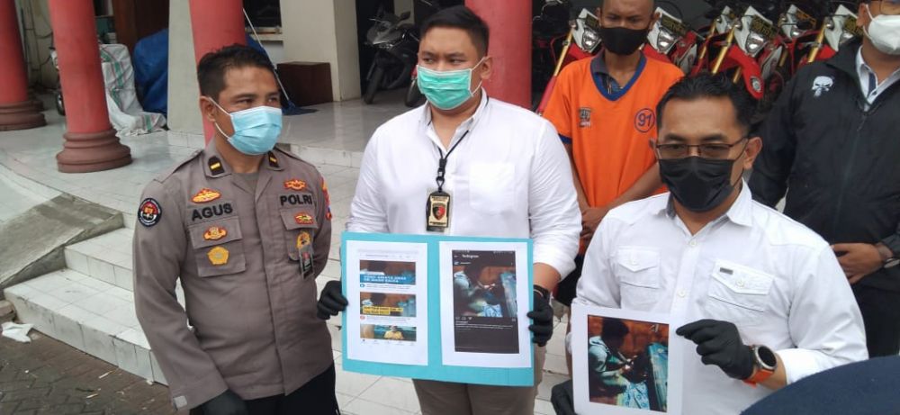 Tersangka penganiayaan anak ditangkap Satreskrim Polrestabes Surabaya