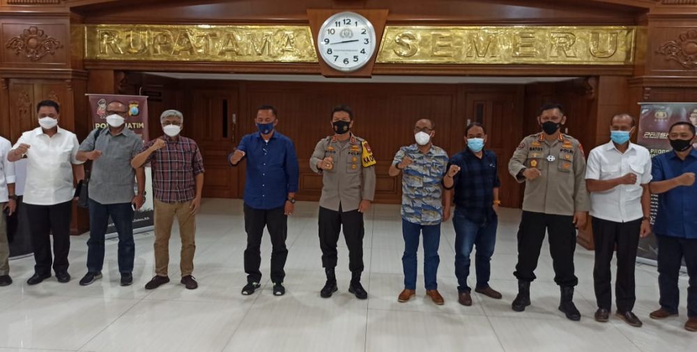 Kapolda Jatim Irjen Pol Dr Nico Afinta terima audiensi dan bersinergi dengan PWI dalam pemberitaan yang hoax