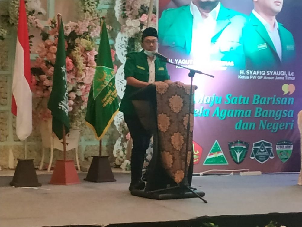 Ketua GP Ansor Kota Surabaya Cak Arif