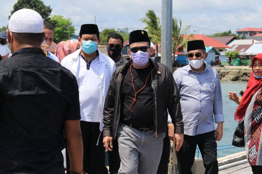 Ketua DPD RI LaNyalla Mahmud Mattalitti kunjungan ke ponpes