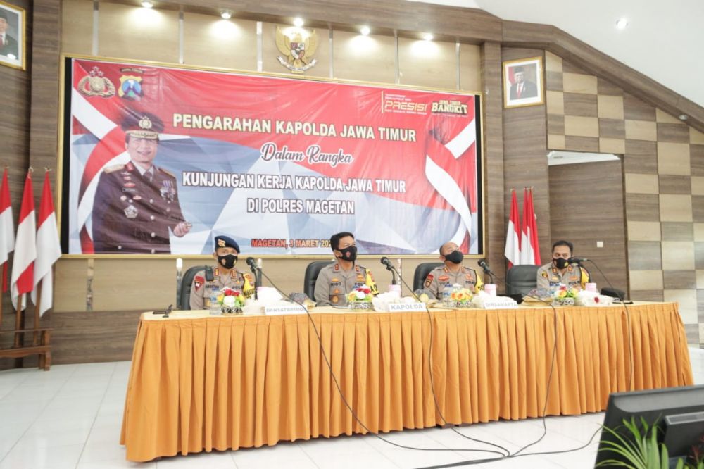 Kapolda Jatim beri arahan terkait Covid-19 dan TWT
