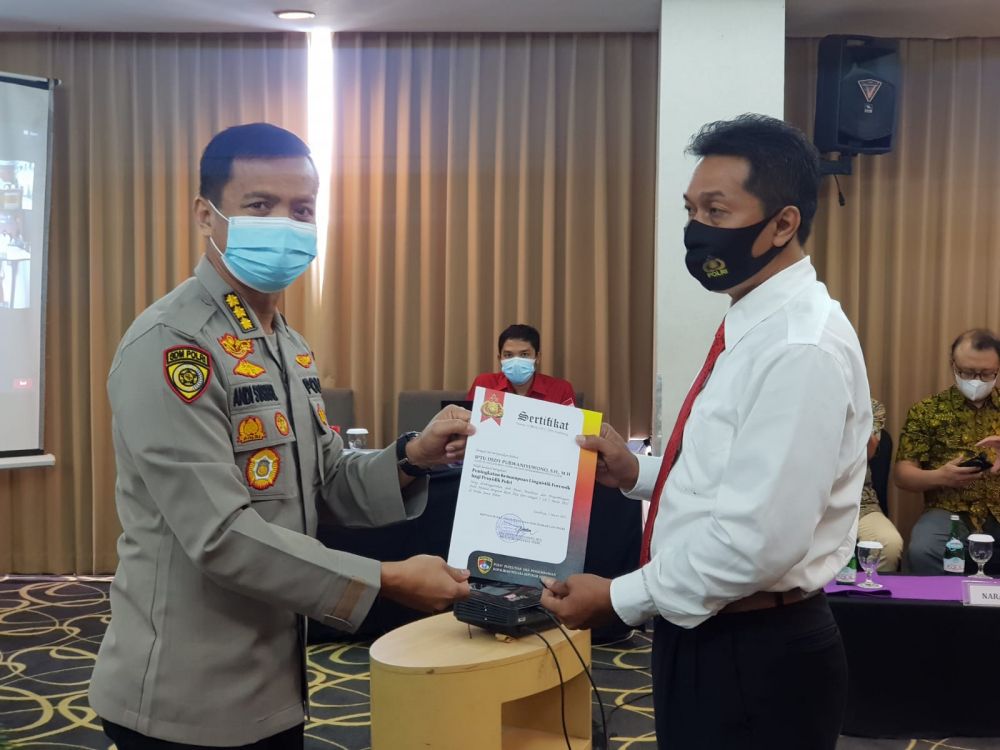 Nilai Sempurna Diraih Personil Polda Jatim, Linguistik Penyidik Polri