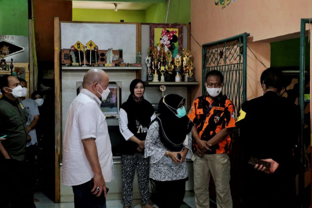 Ketua DPD RI saat meninjau TPA Al-Muhajirin TK Bina Mastra, Kota Surabaya Jatim beberapa waktu lalu