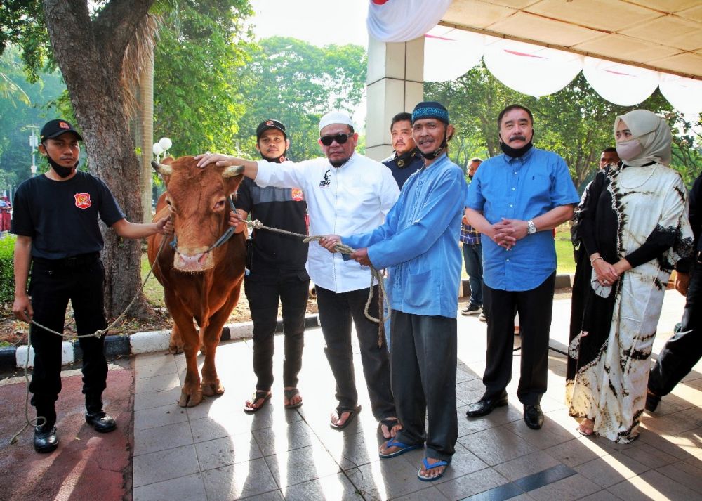 Ketua DPD RI LaNyalla Mahmud Mattalitti berharap pedagang tak naikan harga daging
